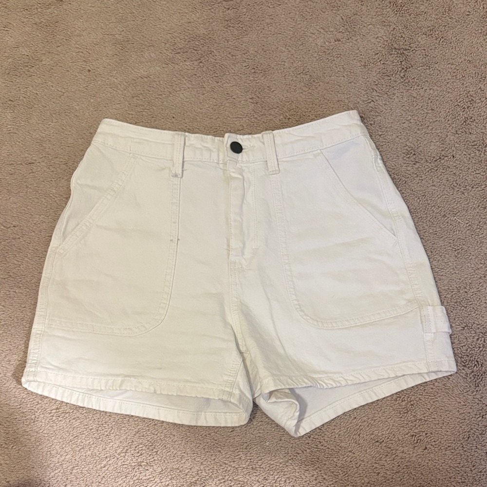 Universal Thread White Cotton Utility Shorts
